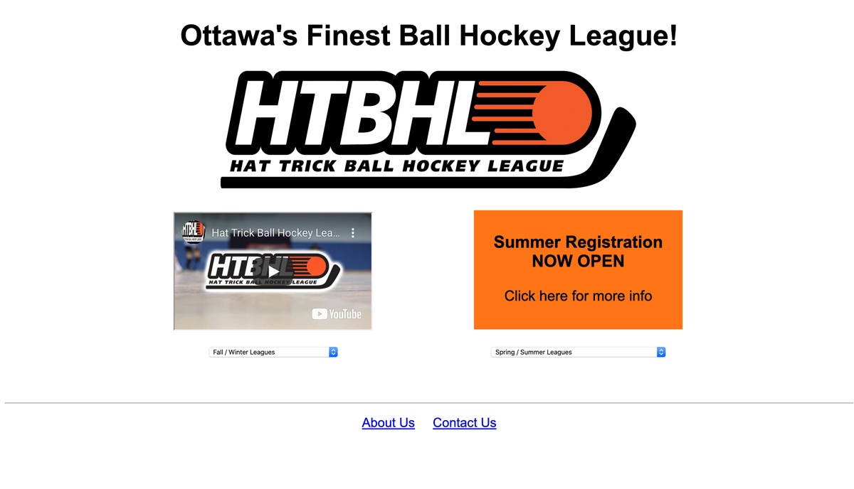 Hat Trick Ball Hockey Ottawa